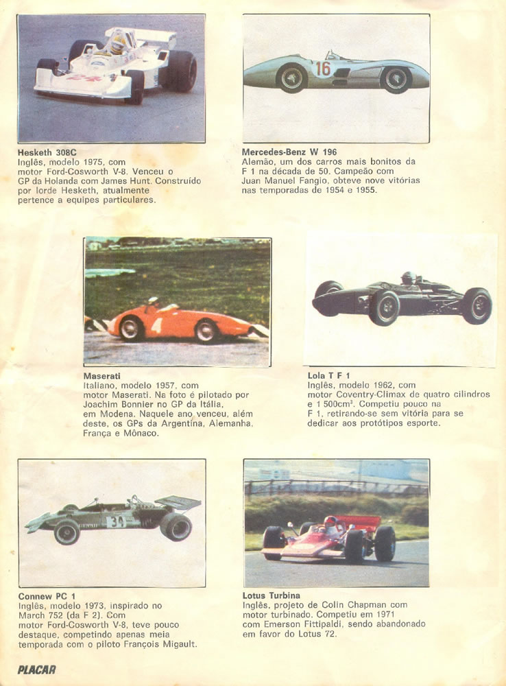 1976 Placar Album F1 Ano 1976 Pagina14