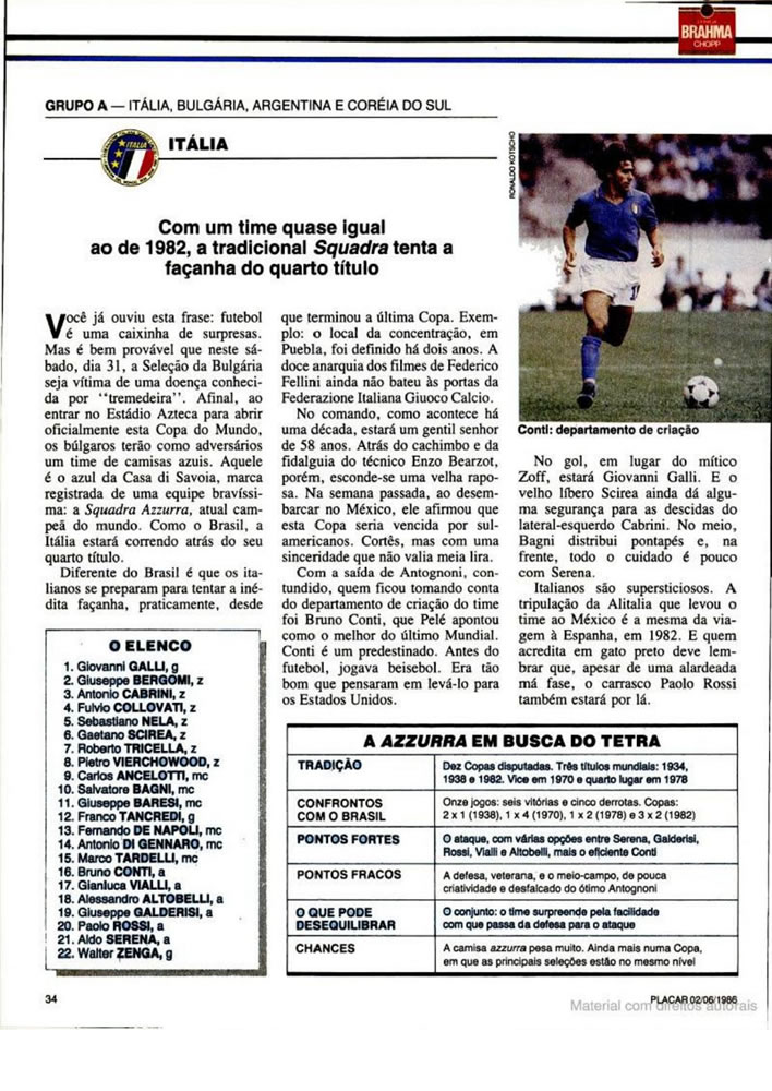 429 1986 Revista Placar N 836 020686 GUIA DA COPA DO MUNDO Pagina36