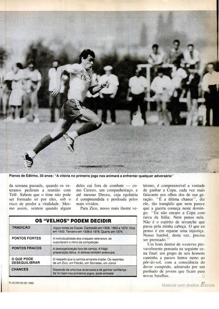572 1986 Revista Placar N 836 020686 GUIA DA COPA DO MUNDO Pagina29