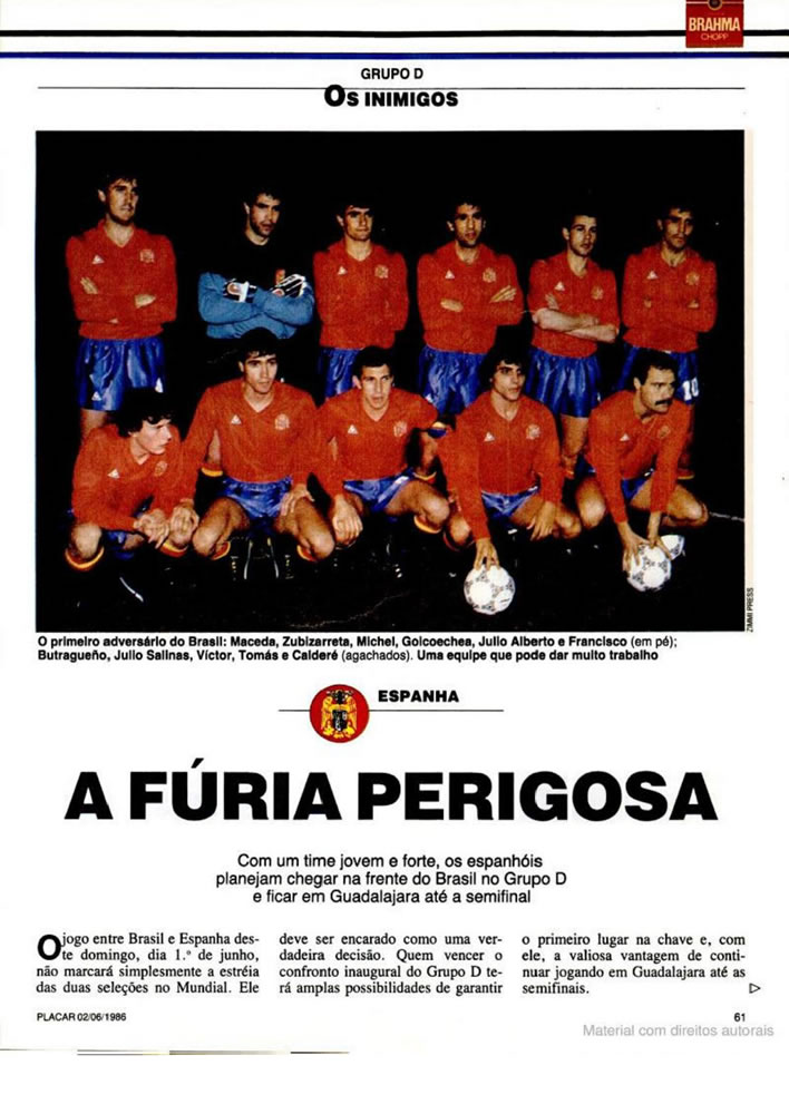 596 1986 Revista Placar N 836 020686 GUIA DA COPA DO MUNDO Pagina67