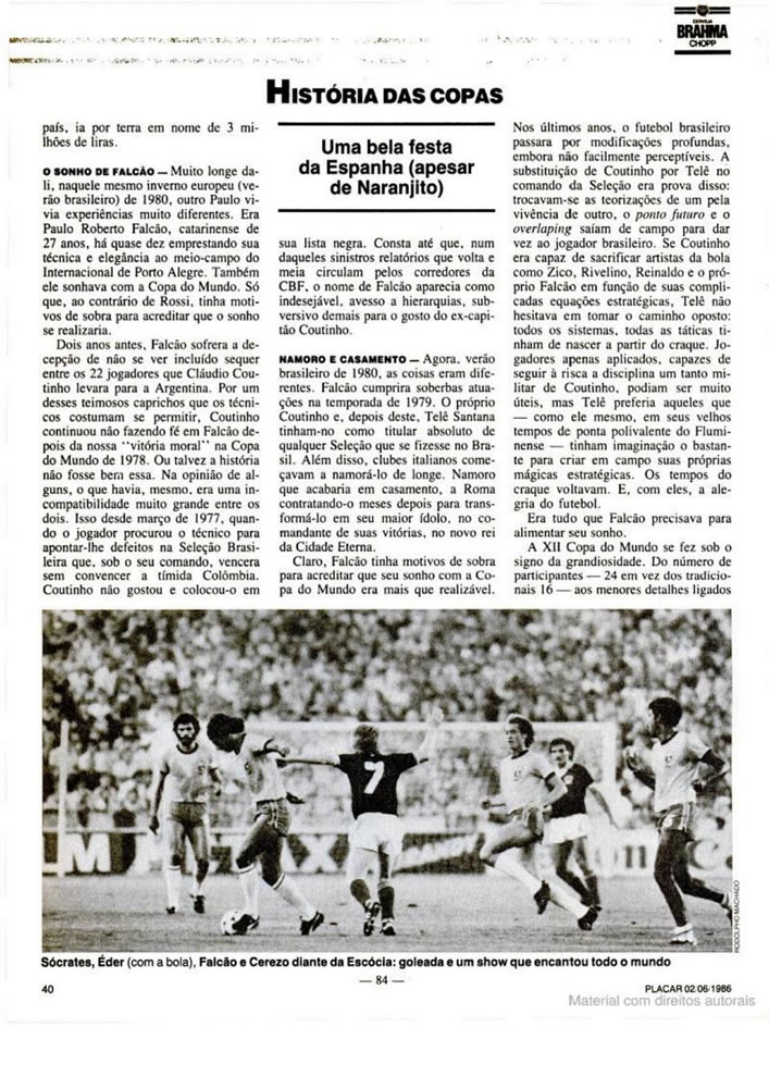 600 1986 Revista Placar N 836 020686 GUIA DA COPA DO MUNDO Pagina42