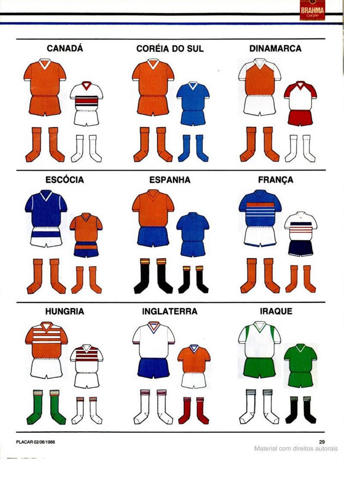 605 1986 Revista Placar N 836 020686 GUIA DA COPA DO MUNDO Pagina31