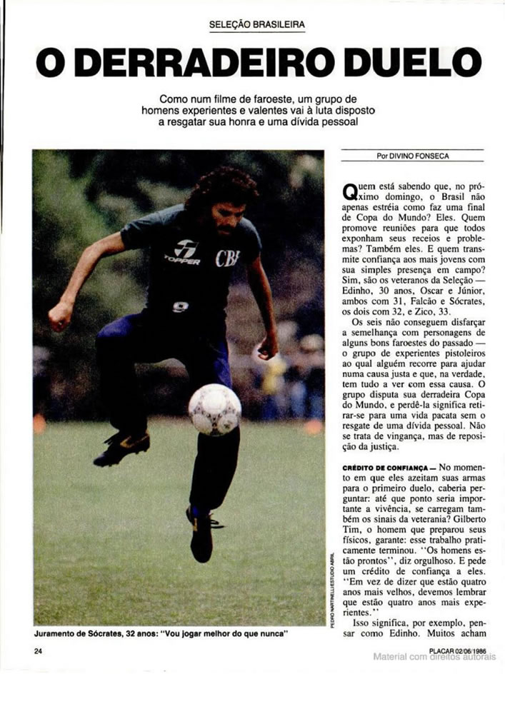 623 1986 Revista Placar N 836 020686 GUIA DA COPA DO MUNDO Pagina26