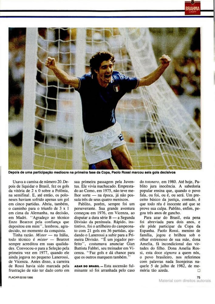 704 1986 Revista Placar N 836 020686 GUIA DA COPA DO MUNDO Pagina81