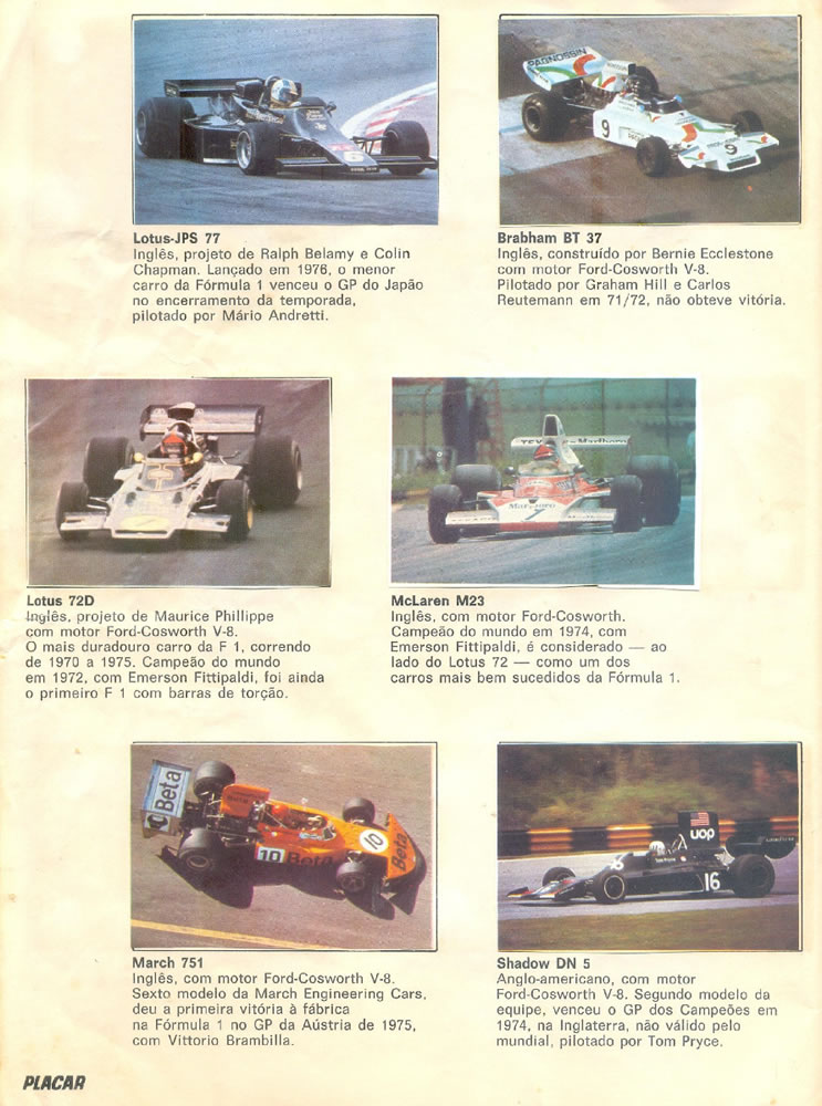 1976 Placar Album F1 Ano 1976 Pagina12