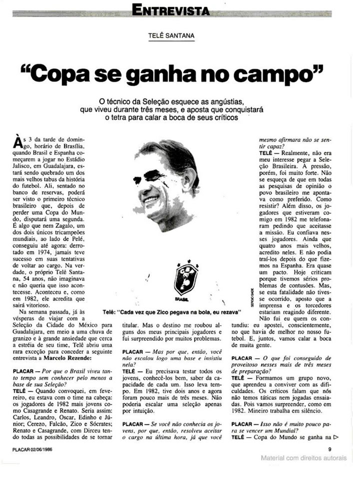 988 1986 Revista Placar N 836 020686 GUIA DA COPA DO MUNDO Pagina11